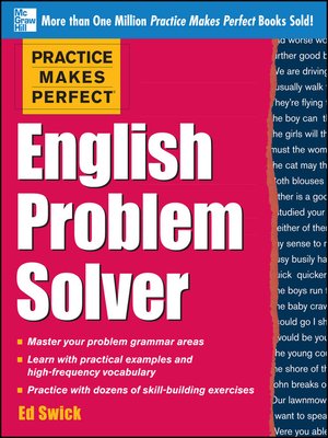 cover image of Practice Makes Perfect English Problem Solver